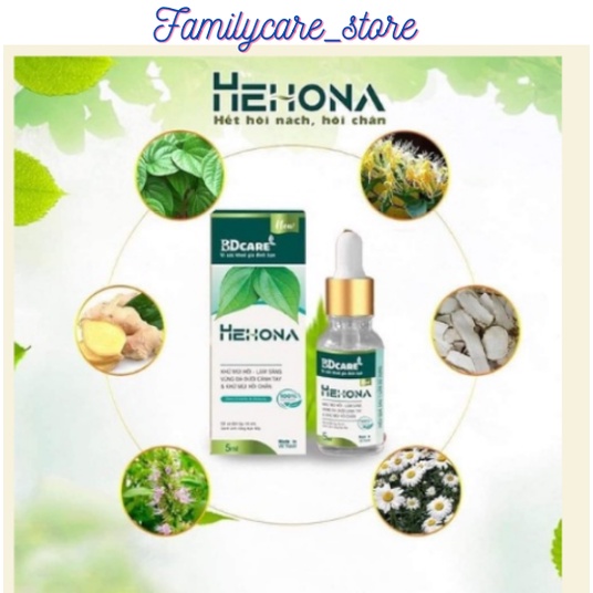 Serum Hôi Nách  Hôi Chân HEHONA