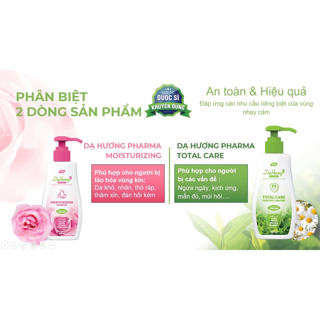 Dung dịch vệ sinh phụ nữ Dạ Hương