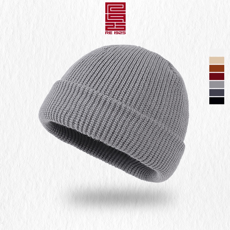 Mũ len - mũ beanie trơn nam nữ unisex Re1925 Studio ML02