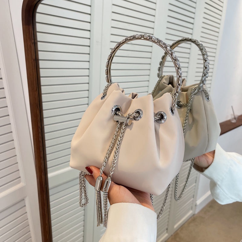 Túi Đeo Chéo Dây Xích Xếp Ly 9 Kiểu Hàn Quốc Dễ Phối Đồ Thời Trang Mùa Hè Cho Bạn