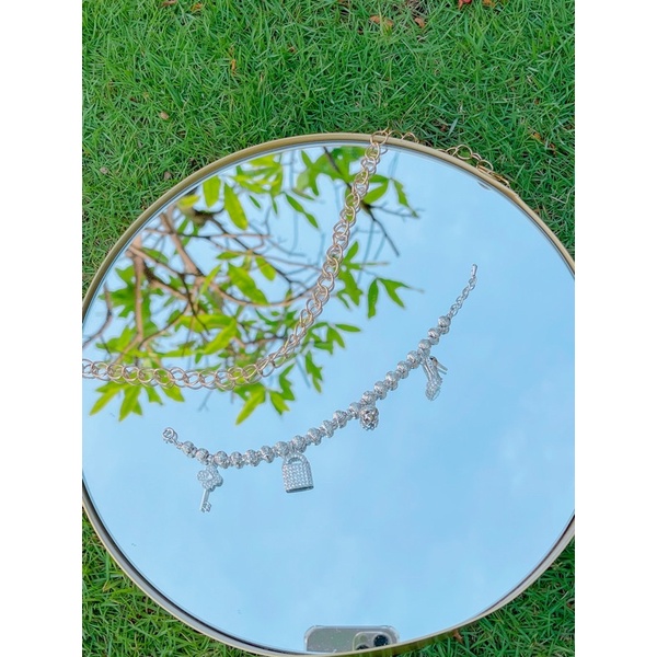 Lắc bi nhiều charm nhà Pinkypandoravn