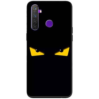 Ốp Lưng Realme 5/ Realme 5 Pro, Realme Q - Mắt Vàng Nền Đen