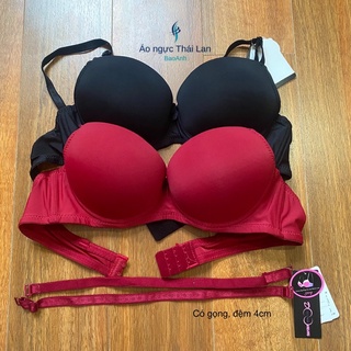 Áo ngực có gọng nâng ngực Thái lan 8593 đệm dày vải mát gọng nhựa êm mềm size 36, 38