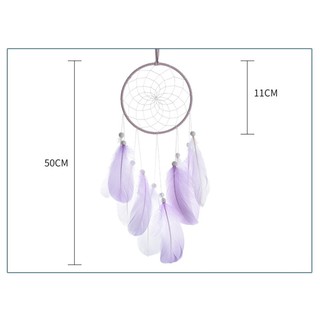 Dreamcatcher Đính Lông Vũ Trang Trí