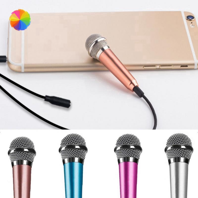 Micro Hát Karaoke Mini Đầu Cắm 3.5x5.5cmx1.8cm