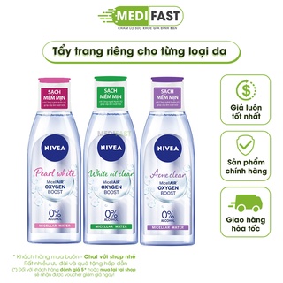 Nước Tẩy Trang Nivea không cồn chai 200ml - Tẩy trang make up, trang điểm
