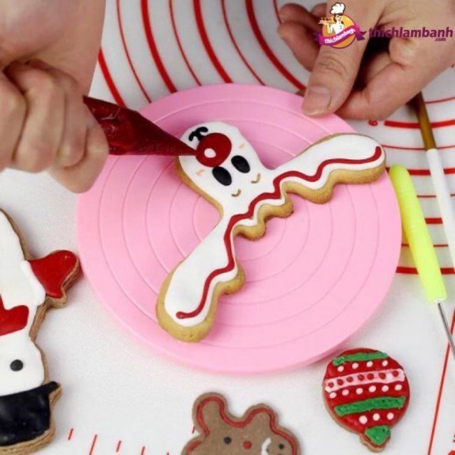 Bàn xoay mini vẽ bánh