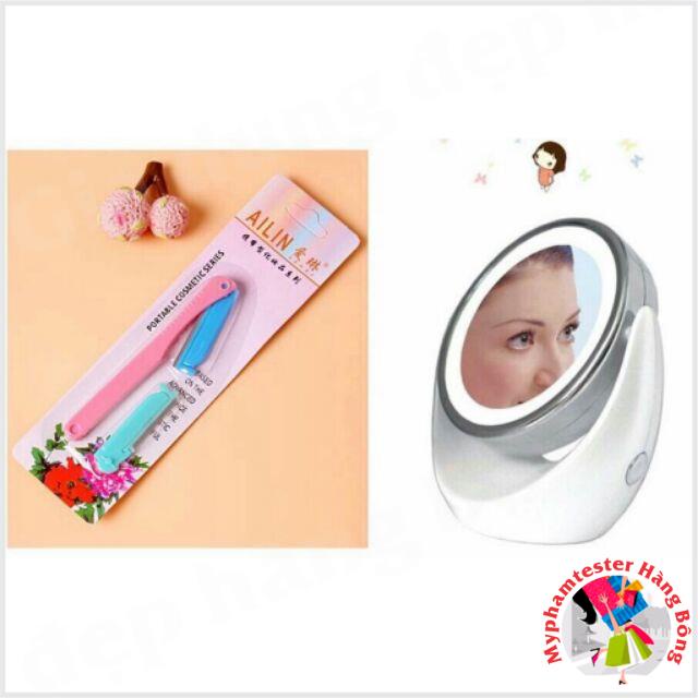 Dao Cạo Tỉa Lông Mày - Tỉa Khuôn Mày - Chân Mày Bạn Nữ Ailin - Tặng Kèm 2 Lưỡi Dao