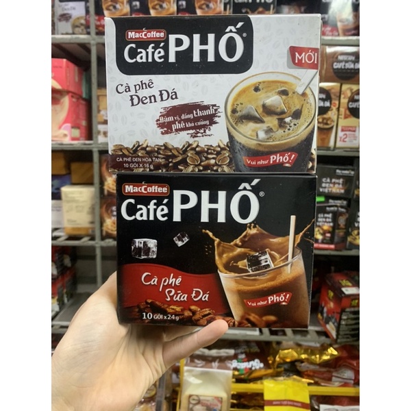 Cafe Phố Sữa Đá , Đen Đá Hộp (10 gói) | BigBuy360 - bigbuy360.vn