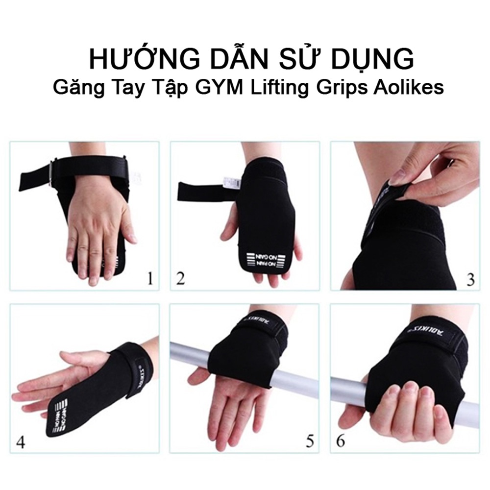 Găng Tay Tập GYM - Dây kéo lưng Lifting Straps đa năng