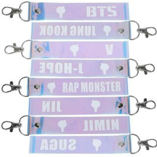 Nametag kim loại thành viên BTS