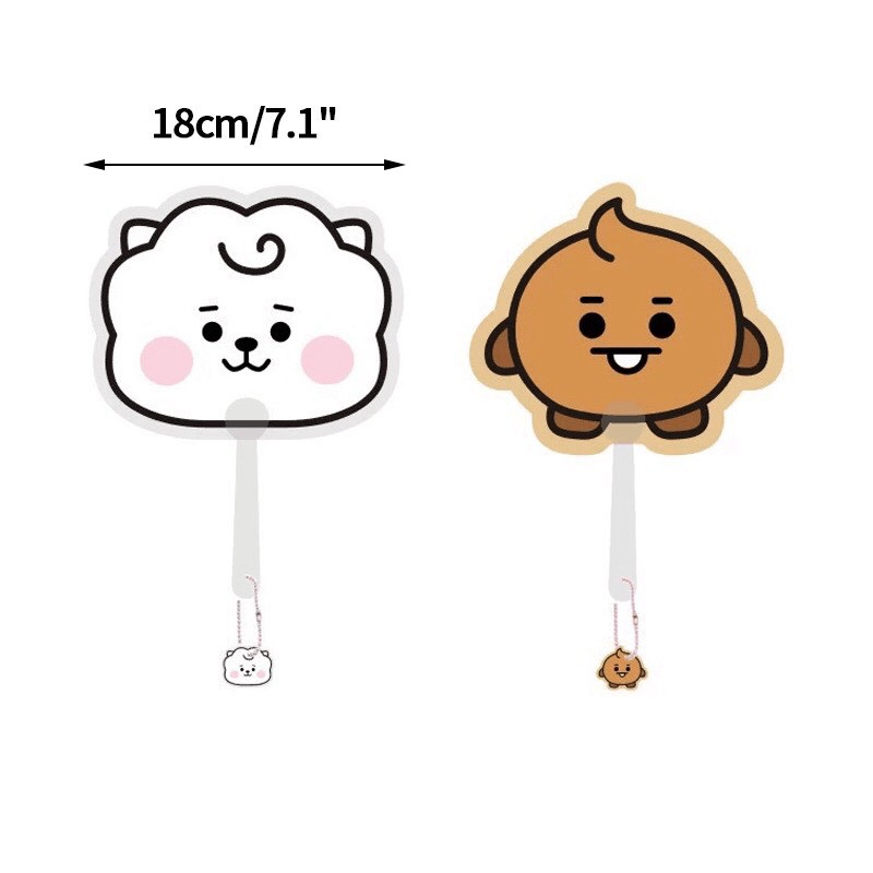 [BT21-003] Quạt cầm tay BTS chibi và BT21