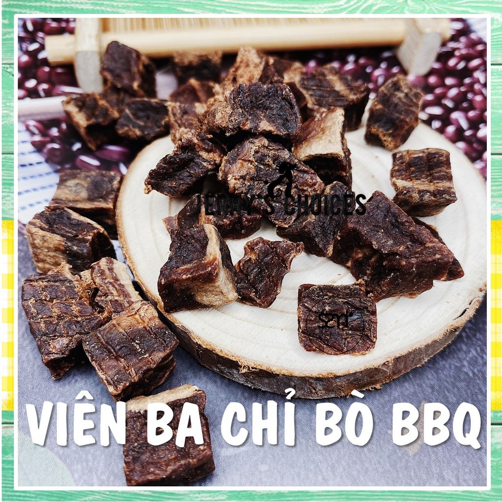 Bánh thưởng cho chó mèo Jerry's Choices (Viên ba chỉ bò BBQ) 100gr/túi