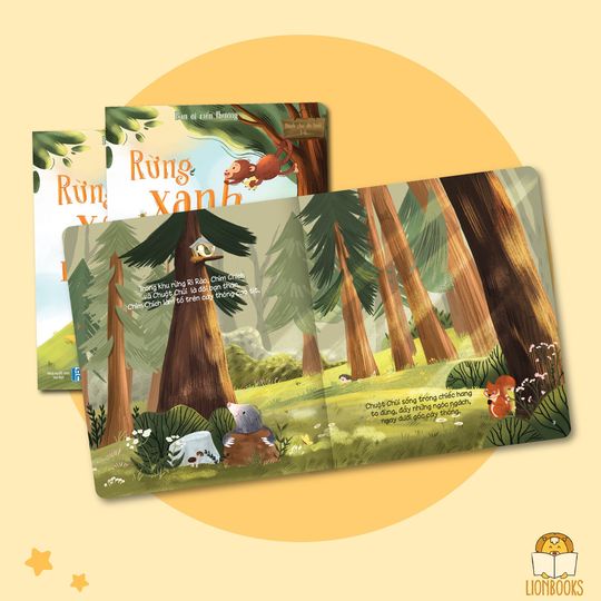 Sách - Bạn Ơi Mến Thương: Rừng Xanh Rì Rào (Dành Cho Độ Tuổi 1-6)