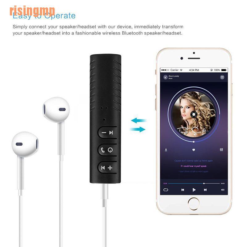 Bộ Thu Âm Thanh Bluetooth Không Dây 3.5mm Trên Ô Tô