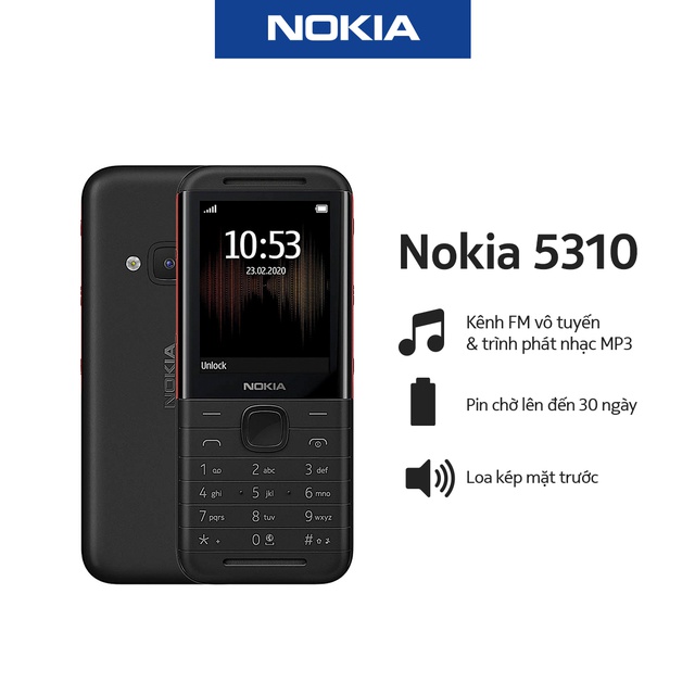 Điện Thoại Nokia 5310 Dual Sim (2020) - Hàng Chính Hãng