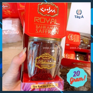 20 Gram Saffron Bahraman - Nhụy Hoa Nghệ Tây Saffron Tây Á hàng chính hãng