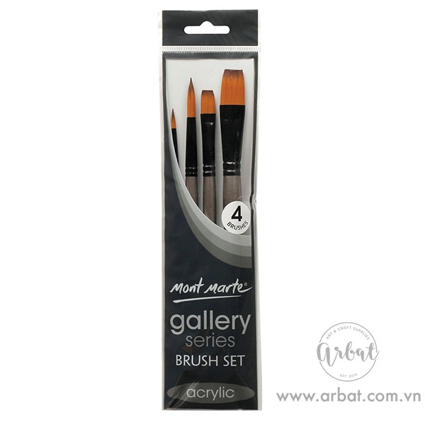 [ARBAT] Cọ bộ Acrylic Mont Marte