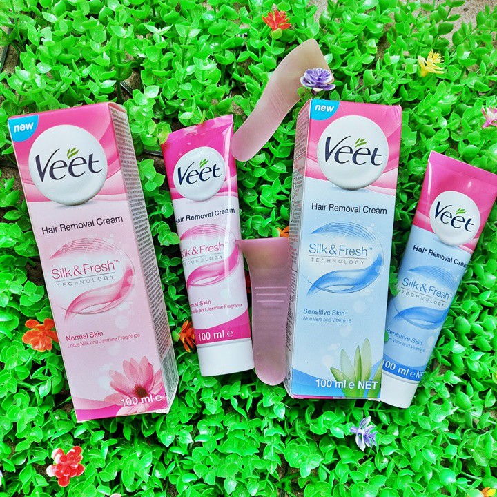 Kem Tẩy Lông VEET Silk Fresh Tuýp 100g - KB237 | BigBuy360 - bigbuy360.vn