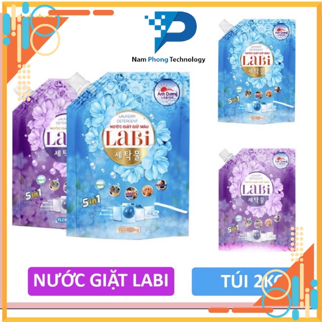 Nước giặt xả labido ánh dương dạng túi 2kg - ảnh sản phẩm 1