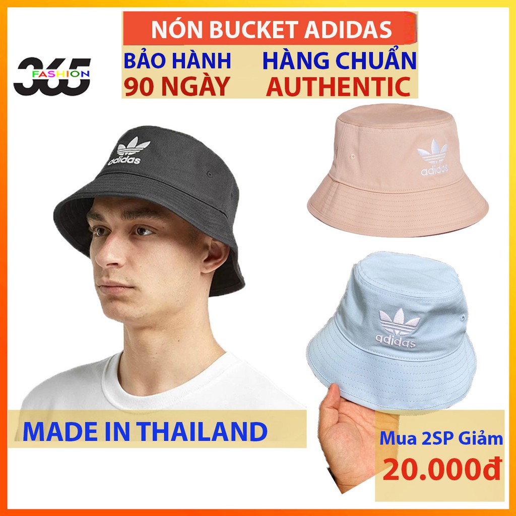 🌹Hàng Chuẩn Auth🌹Nón Bucket Logo Thêu - Gía Cực Rẻ - Có Nhiều Màu - ADICOLOR BUCKET HAT