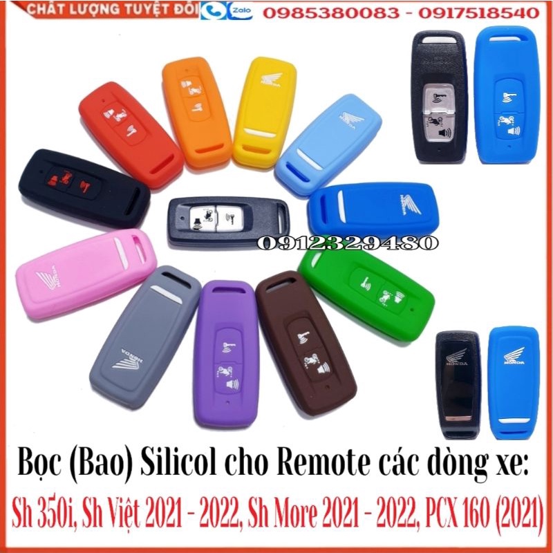 Bọc Silicon bảo vệ Smartkey chìa khoá xe HONDA Sh 300i, Sh 350i, Sh 2021 - 2022, Sh Mode 2021- 2022, PCX 2021- 2022