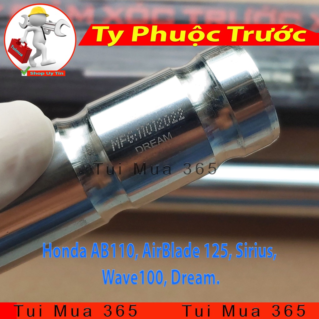 Ty phuộc trước chính hãng JMS dành cho xe Wave 100, Sirius, Dream, AB110, Air Blade 125