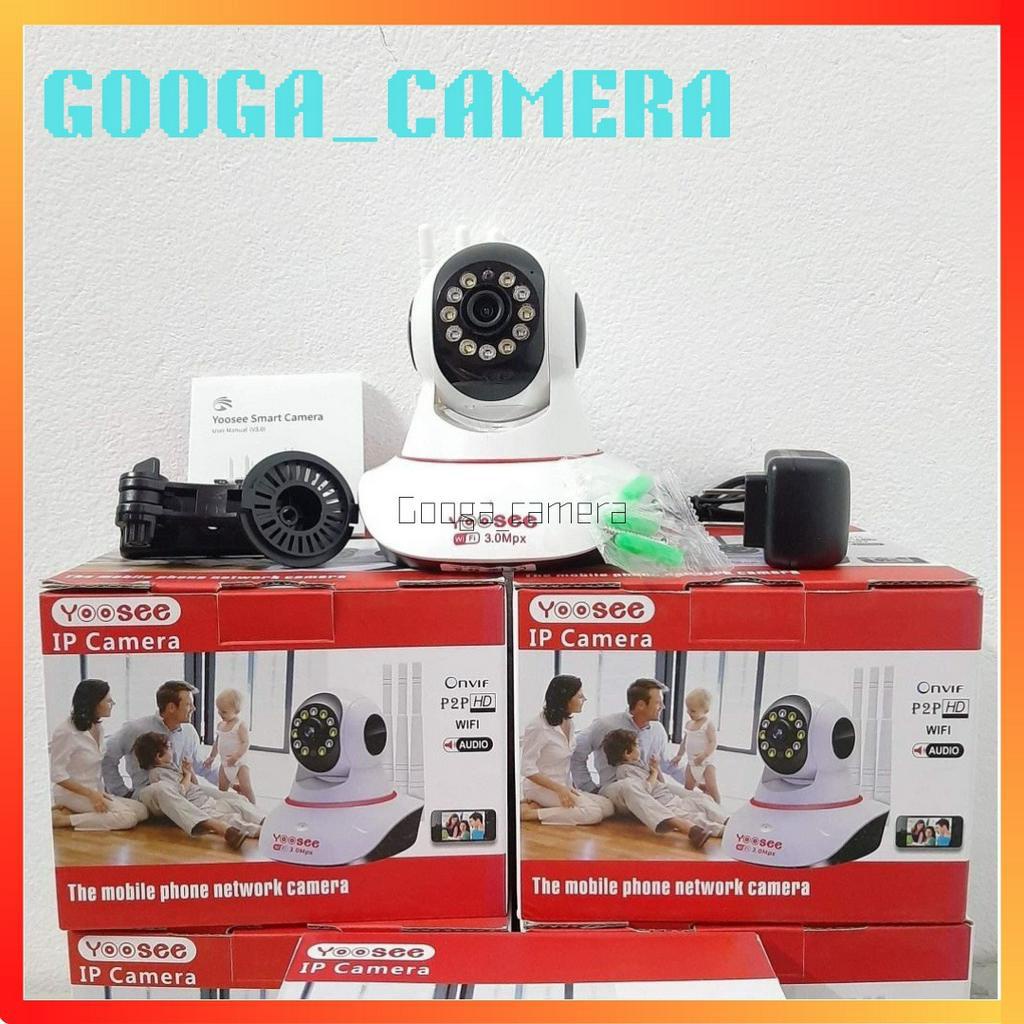 Camera ip wifi yoosee trong nhà 3 râu KO LAN & CÓ LAN hỗ trợ bật flash ban đêm quay màu- khe thẻ nhớ trên đầu - BH 1 NĂM
