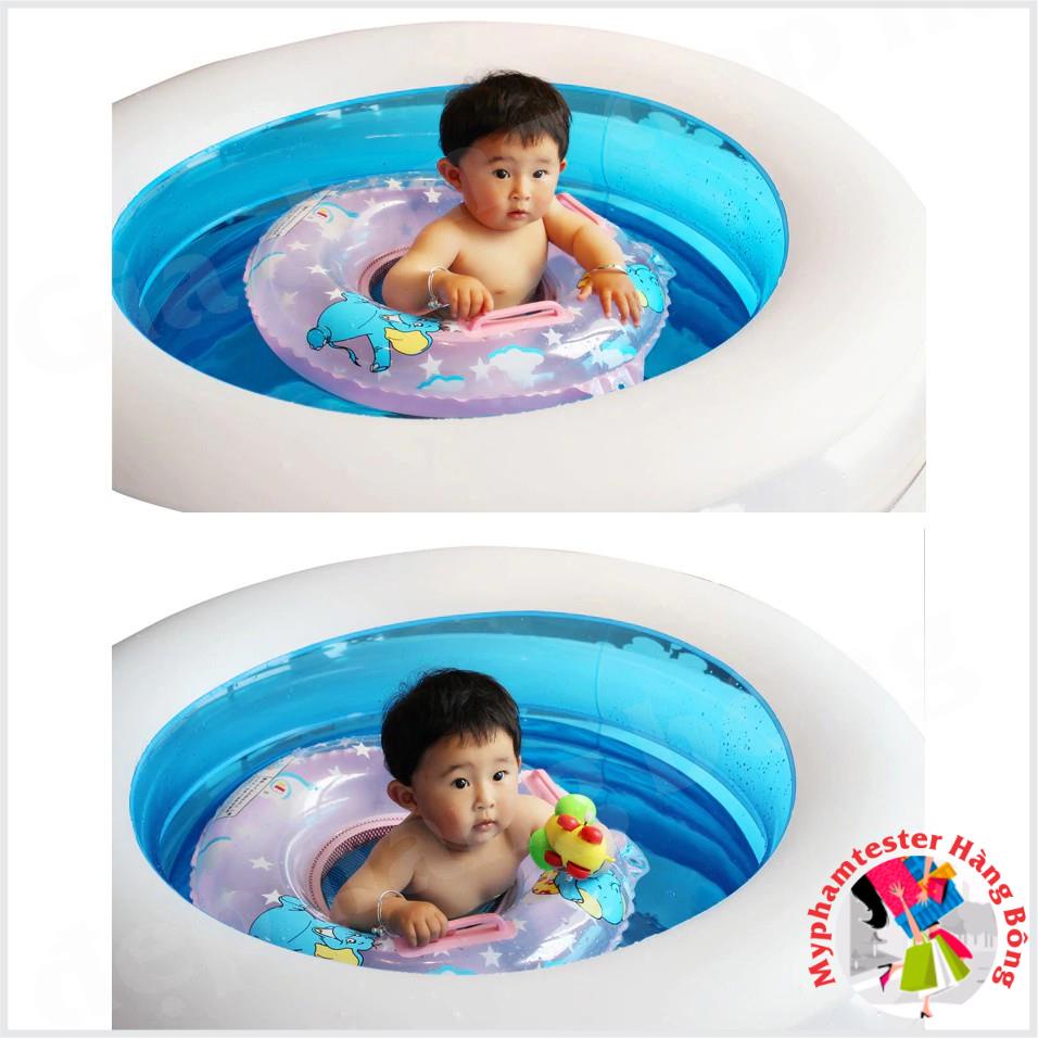 Phao bơi xỏ chân có tai cầm cho bé từ 0-5 tuổi