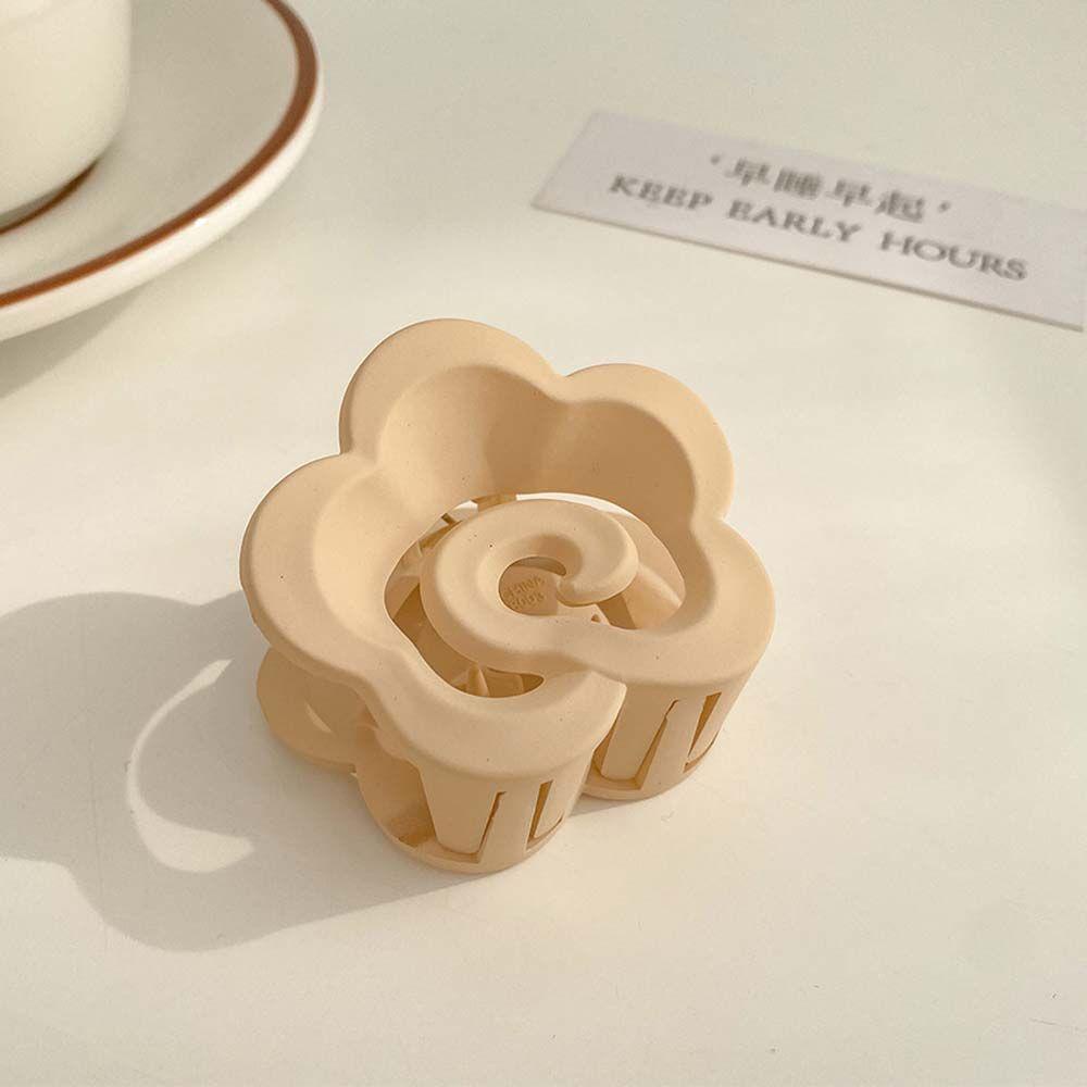 Kẹp Tóc Càng Cua Hình Hoa Hồng Bằng Acrylic Thời Trang Cho Nữ AARON1