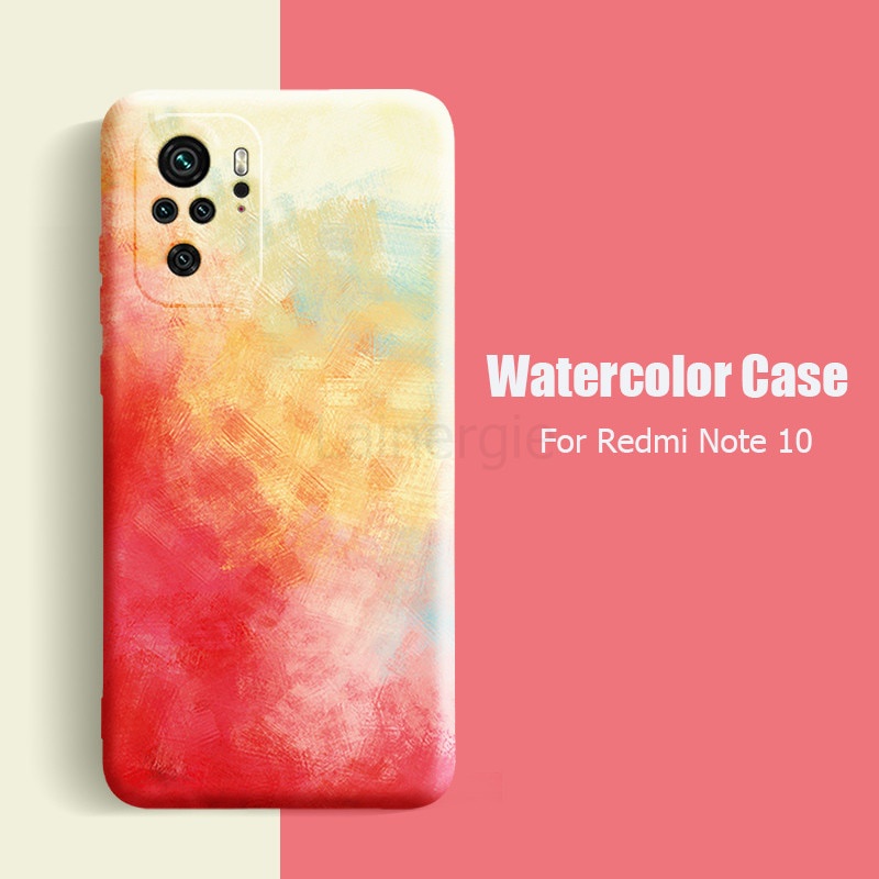 Ốp Điện Thoại Dáng Vuông Màu Nước Cho Xiaomi Redmi 10 Note 10 Pro 10S 9A 9C K40 PRO 5G 4G 2021 | BigBuy360 - bigbuy360.vn