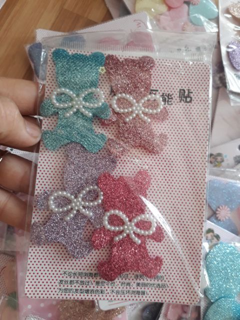 Sét miếng dán tóc cho bé yêu