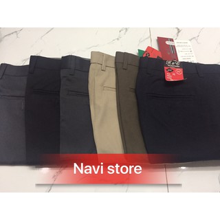 Quần tây nam trung niên quần tây nam ống đứng ống suông