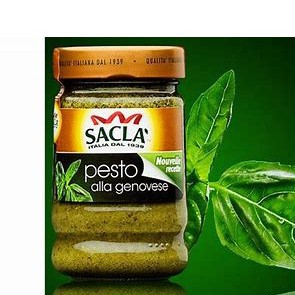 Sốt Pesto Alla Genovese Sacla Pesto Sauce Reduced Salt Sacla 190g