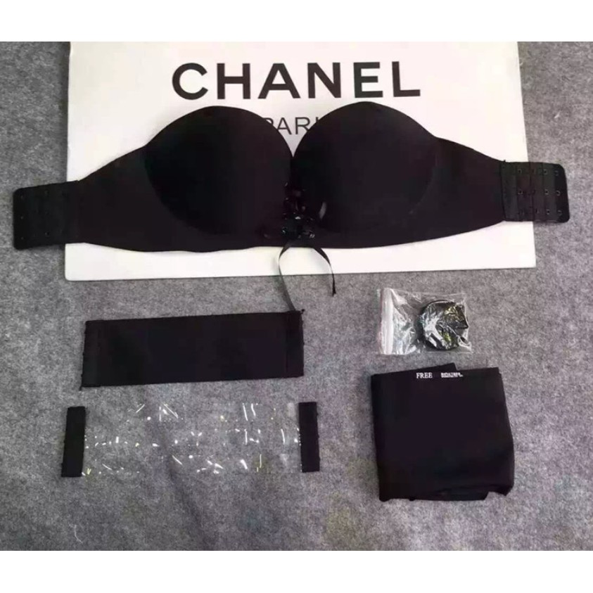 áo ngực su đúc dây rút bàn tay siêu nâng ngực không dây cao cấp dành cho áo hở lưng + dây trong , bản lưng trong