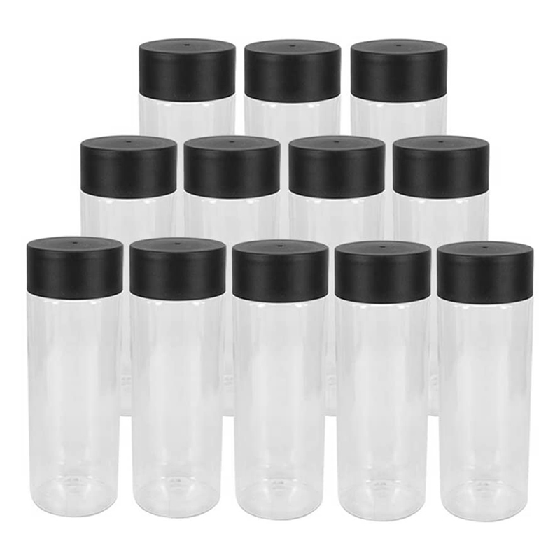 Chai Nhựa Trong Suốt Dung Tích 300ml Có Nắp Đậy Tiện Dụng