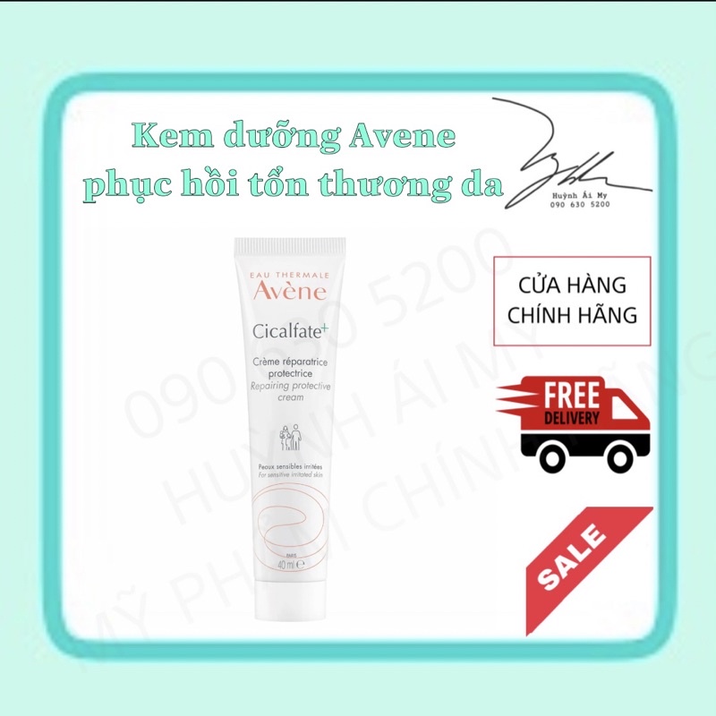 [CHUẨN AUTH] Kem dưỡng ẩm tái tạo phục hồi da Avene cicalfate plus