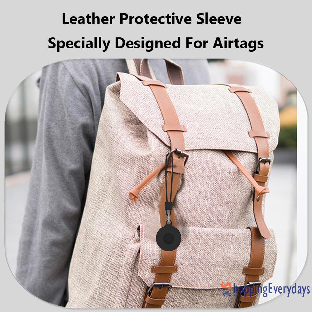 【sv】 Waterproof Silicone Bumper Case with Keychain+Strap Compatible with AirTag