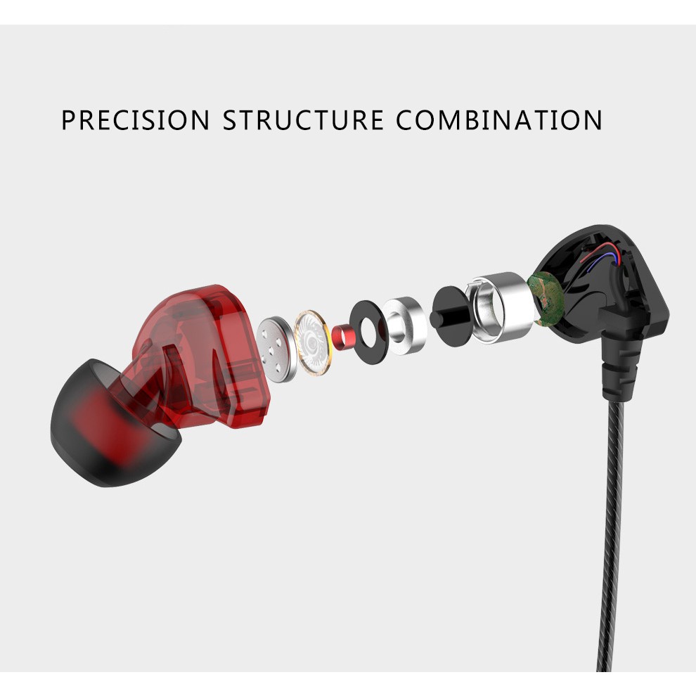 Tai Nghe Nhét Tai Newmsnr 6D Chống Nước IPX5 Jack 3.5mm Có Micro Chất Lượng Cao