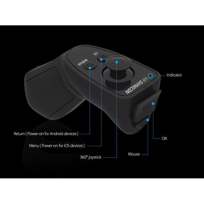 HCM tay cầm remote Shinecon cho kính 3D Vr Box android, ios