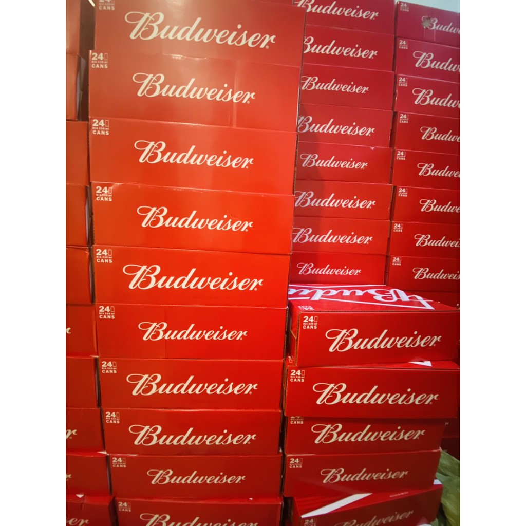 Bia Budweiser - King of Beer thùng 24 lon x 330ml