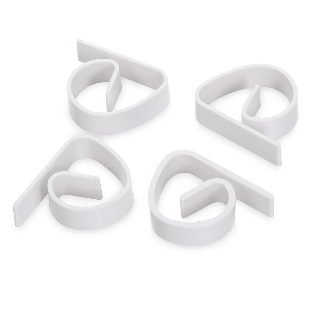 Set 4 / 12 Kẹp Giữ Khăn Trải Bàn Bằng Nhựa Tiện Dụng