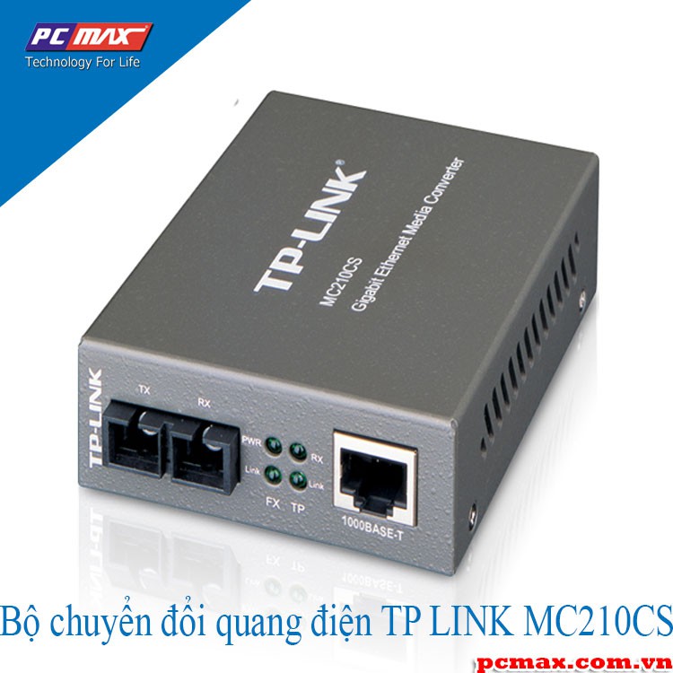 Bộ chuyển đổi quang điện TP LINK MC210CS - Hàng chính hãng