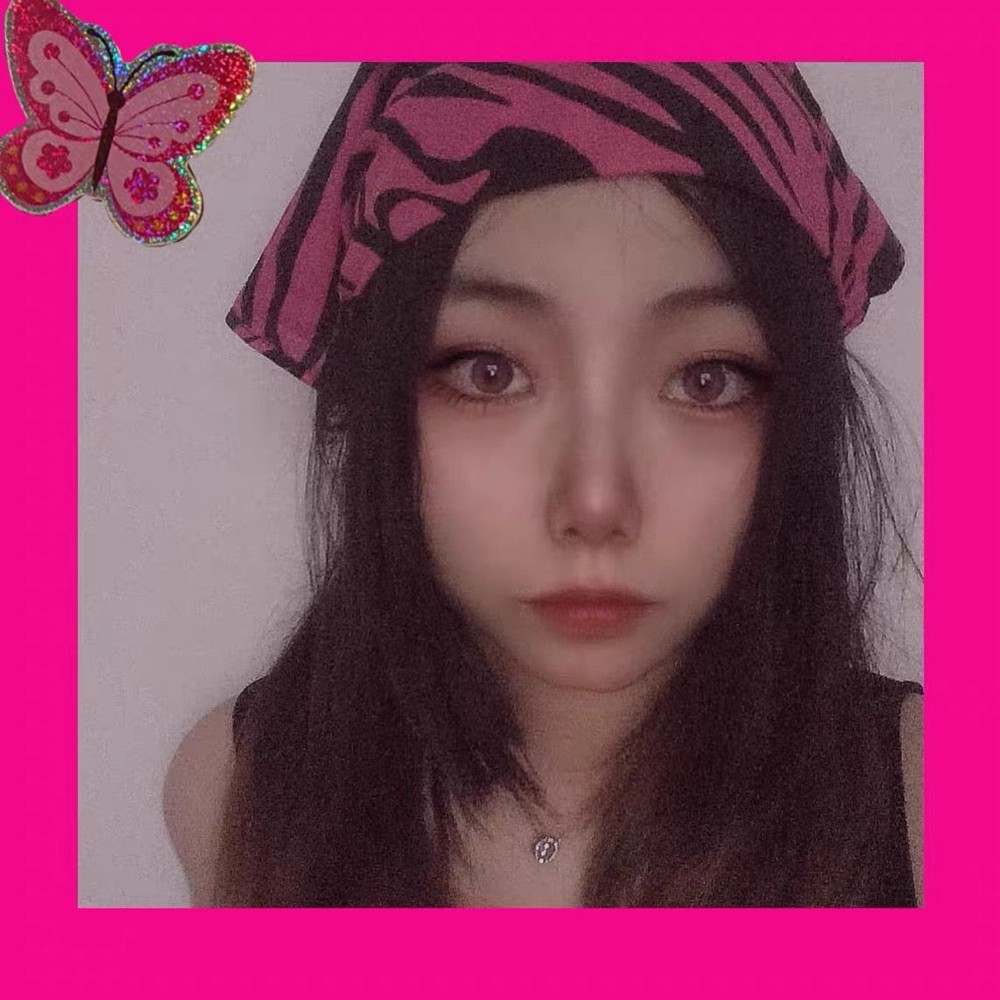 Khăn Turban Vuông Họa Tiết Động Vật Y2k American 8090 Cho Nữ