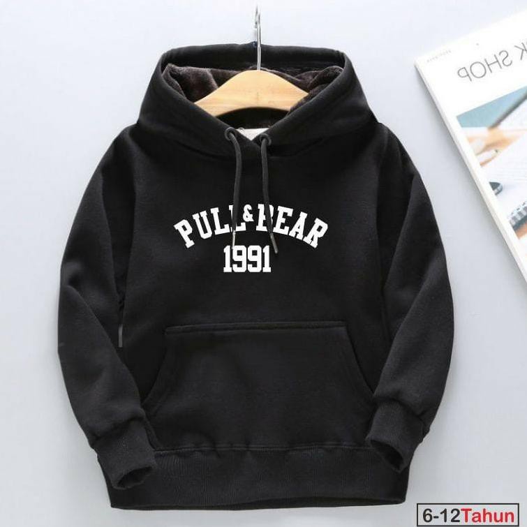 Áo Khoác HOODIE Chui Cổ Chui Đầu PULL & B3AR Chất Liệu Dày Và Mềm Mại Mới Nhất Dành Cho Trẻ Em