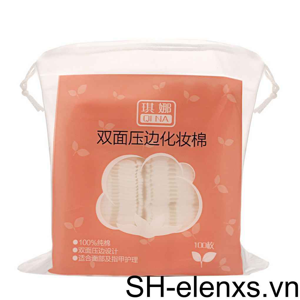 Set 100 Bông Tẩy Trang / Kẻ Mắt / Son Môi Kích Thước Nhỏ Gọn Tiện Lợi