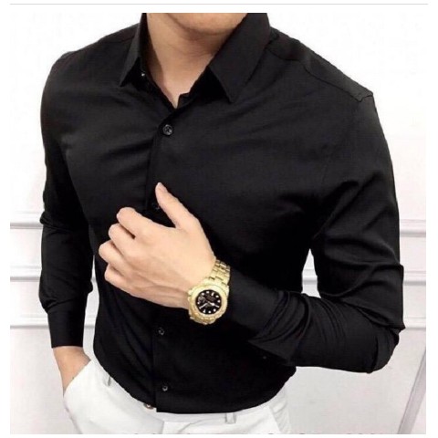 Áo sơ mi nam Vải Lụa Thái chống nhăn (CAM KẾT ẢNH THẬT)