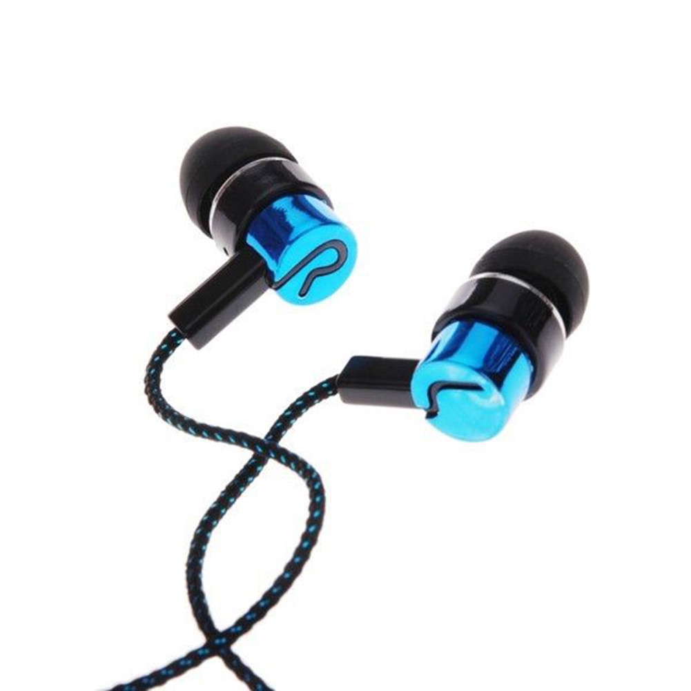 Tai nghe trong tai, headphone 3.5 mm âm cực trầm, thể thao. Earbud kim loại ₃ < `