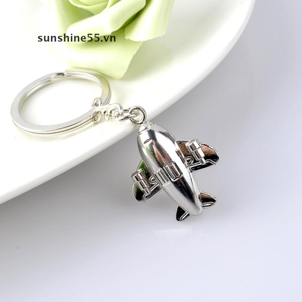 Móc Khóa Kim Loại Hình Máy Bay Sunny55 Cá Tính