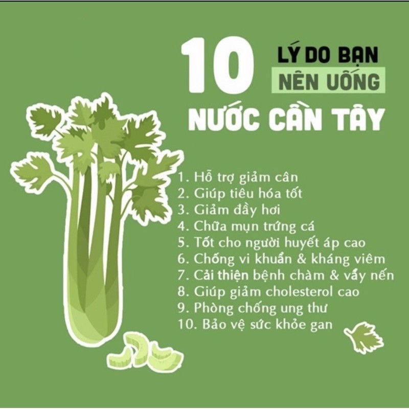 Bột cần tây 100g sấy lạnh Nguyên Chất 100%